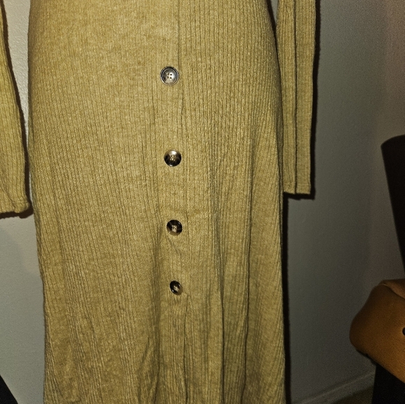 Double Zero Mystical Medium Womans Button Up Dress - Picture 5 of 10